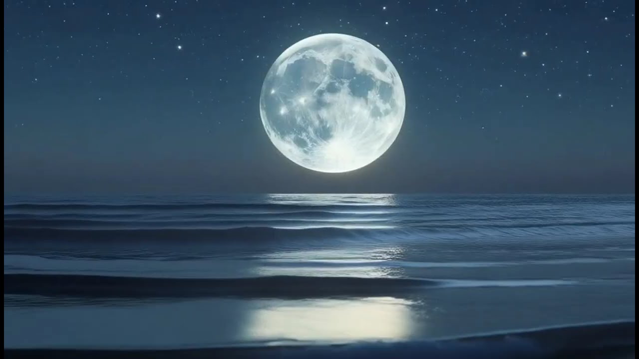 🌊 Dreamy Ocean Night + Underwater Calm | 15-Minute Nature Relaxation