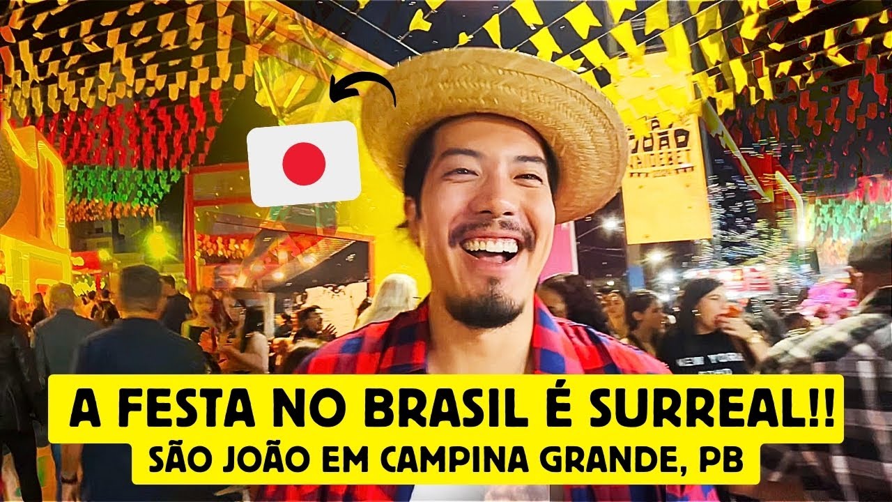 Um japonês se apaixonou pela festa de São João em Campina Grande