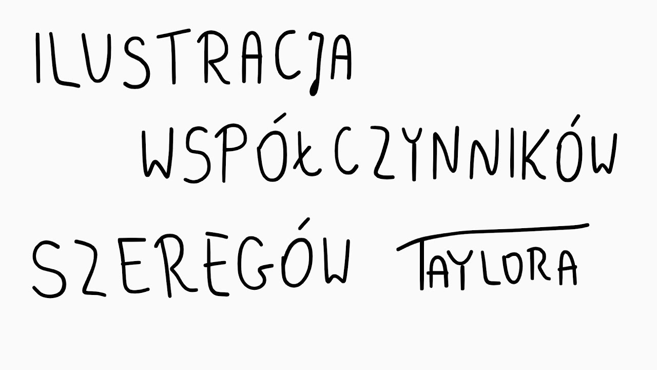 SZEREG TAYLORA - JAK ZILUSTROWAĆ KOLEJNE WSPÓŁCZYNNIKI