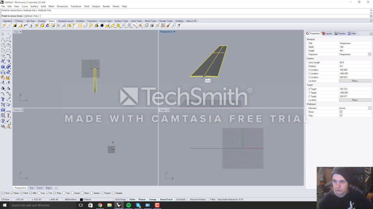 Fretboard Radius And Compound Radius In Rhino