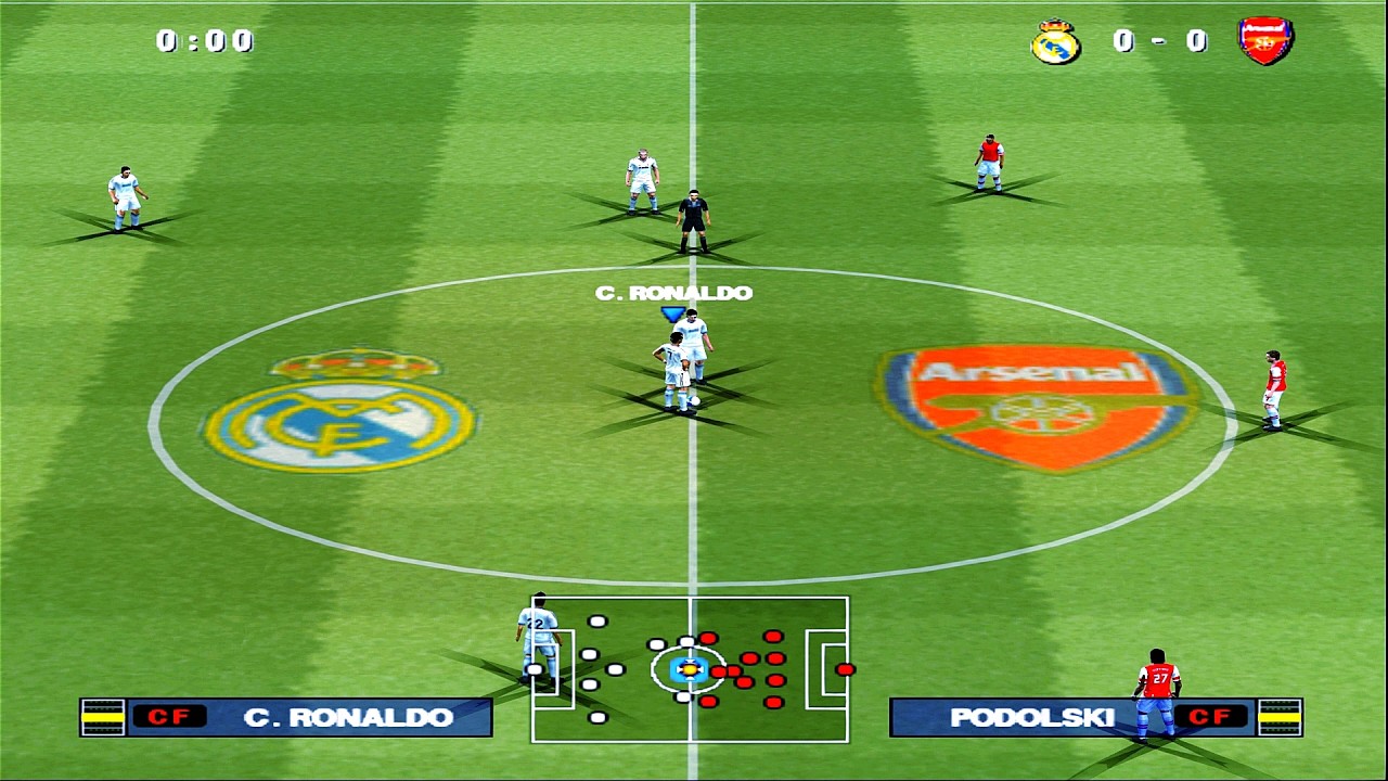 PES 2013 - Real Madrid vs Arsenal | PS2