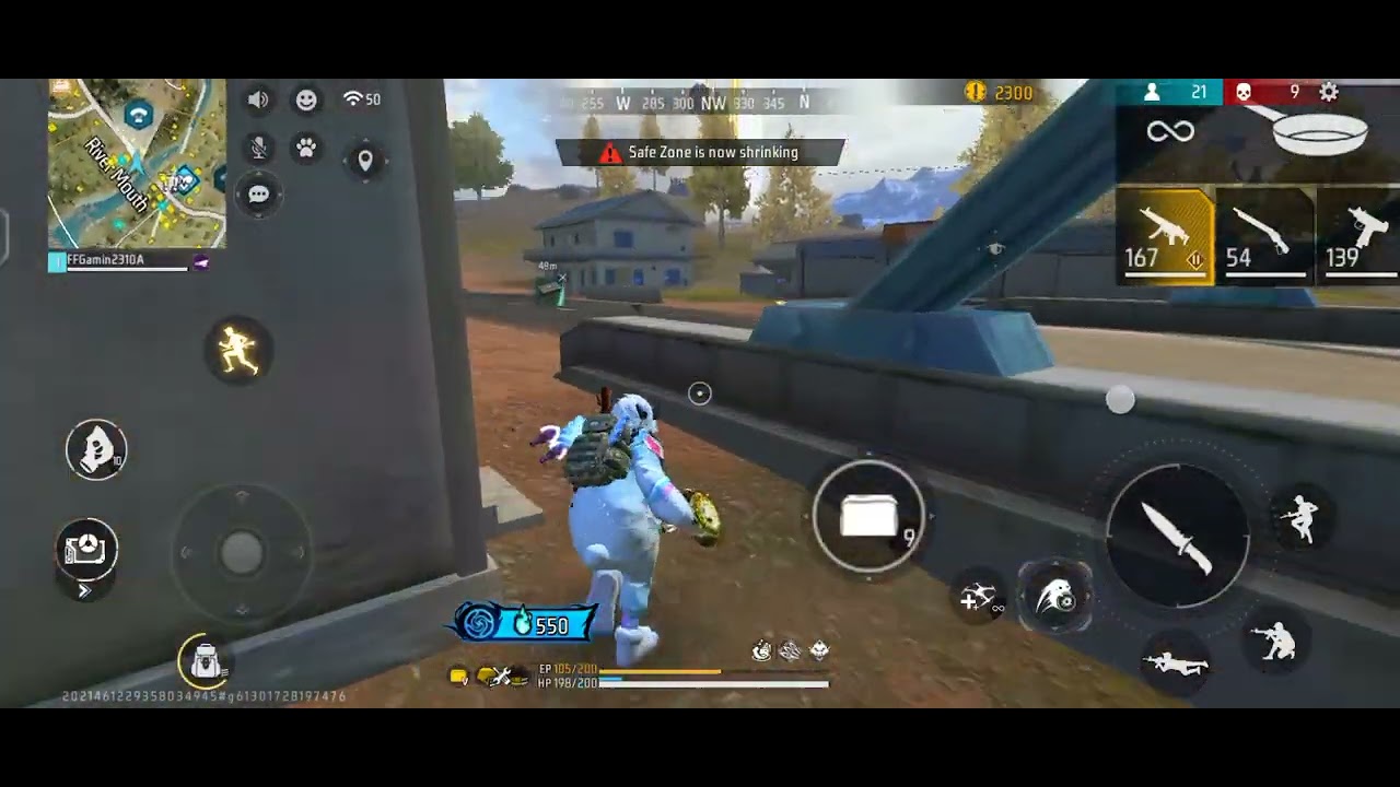 1 vs 4 free fire 