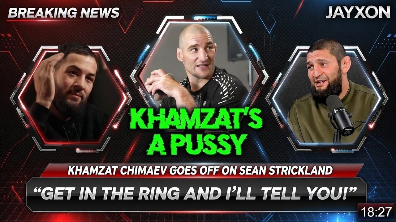 Khamzat vs Strickland Verbal War Heats Up While Nassourdine Imavov Pushes for Strickland Rematch!