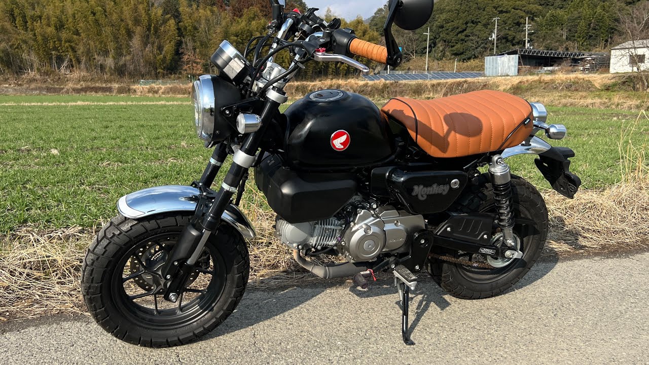 モンキー125 スクランブラー仕様　黒