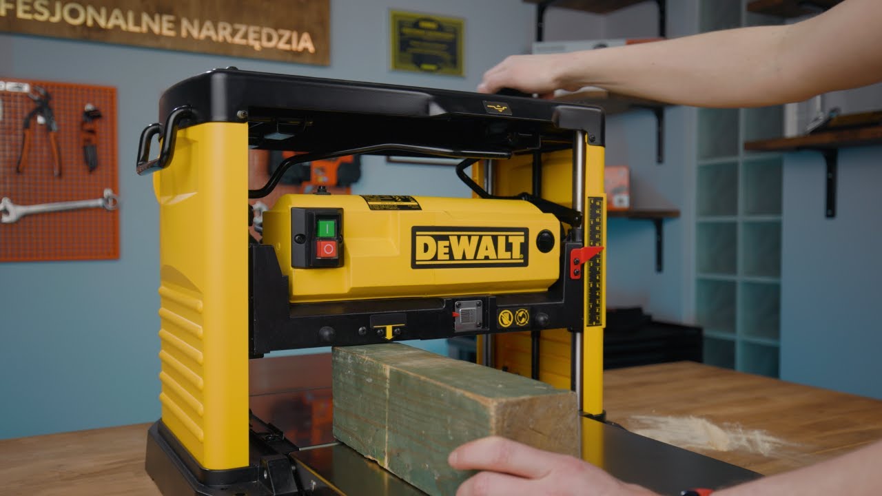 DeWALT DW733 PRZENOŚNA STRUGARKA GRUBOŚCIOWA DO DREWNA