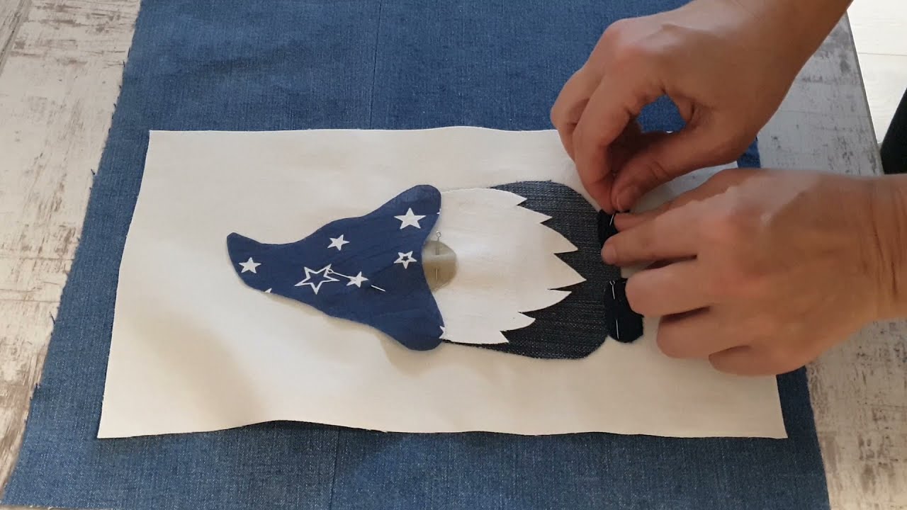 Lunchmat jeans diy. Scandinavian gnome jeans rug. Как сшить ланчмат из джинсов своими руками?