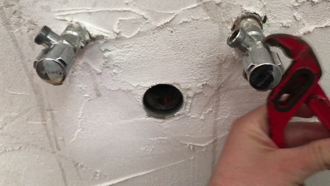 Wasser Anschluss Ger&auml;te-Eckventil tauschen K&uuml;chen Kombi-Eckventil montieren Heimwerker Anleitung