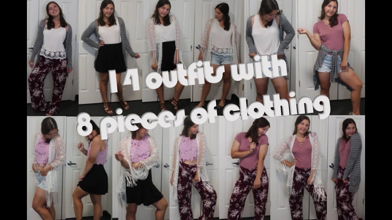 14+ Outfits Using 8 Pieces | GlitteryCassie