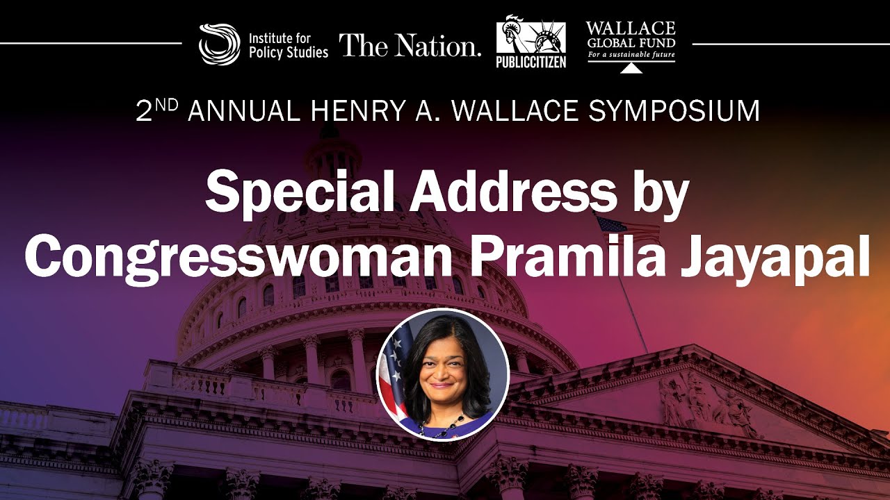 Special Address by Congresswoman Pramila Jayapal