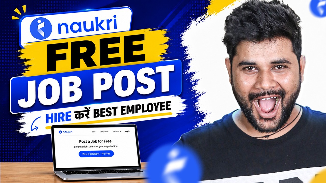 How to post Free job on Naukri.com&nbsp;2026 | Naukri par Free Job Post Kaise Dale