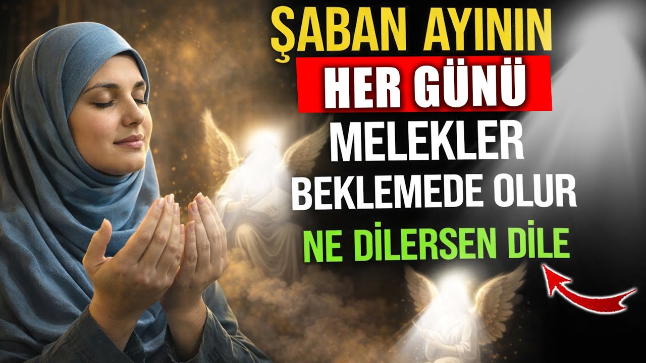 Şaban Ayı’nın HER GÜNÜ Melekler Beklemede Olur! Ne Dilersen Dile…
