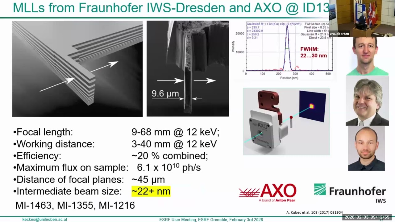 Nanoscale Strain Analysis in Functional Materials using SAXS, WAXS, CSnanoXRD and DFXM - J. Keckes