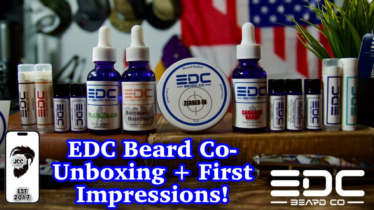 TRYING EDC BEARD CO FOR THE FIRST TIME??!! EDC Beard Co Unboxing and First Impressions!!