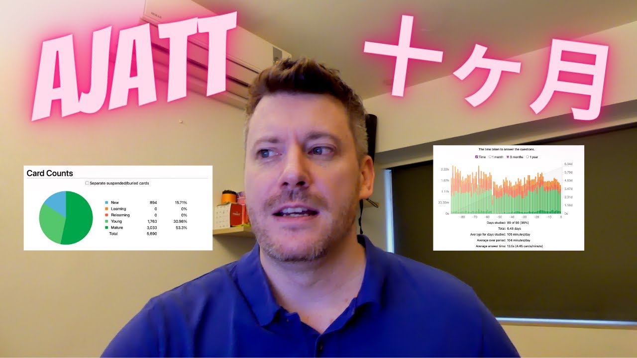 AJATT 10 Month Update Progress Report | 10 Months Learning Japanese | Immersion Input Approach