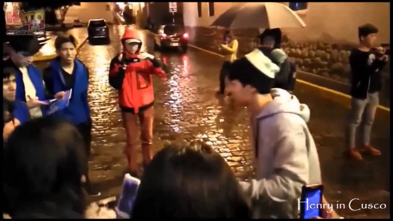 【FAN CAM】160225 Dancing for Henry in Cusco~