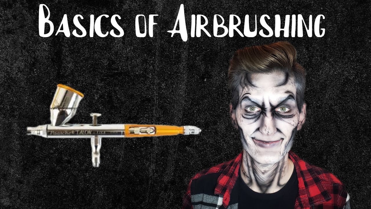 The basics of haunted house makeup!  (air brush)