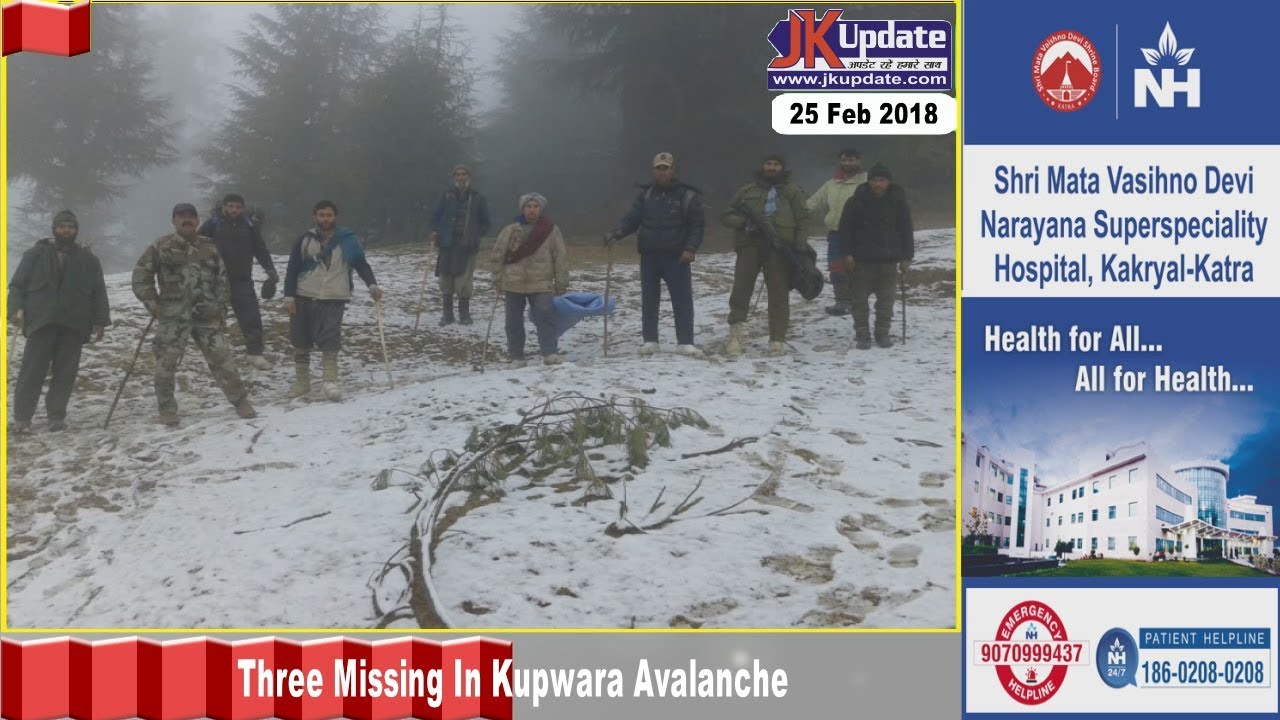Three Missing In Kupwara Avalanche