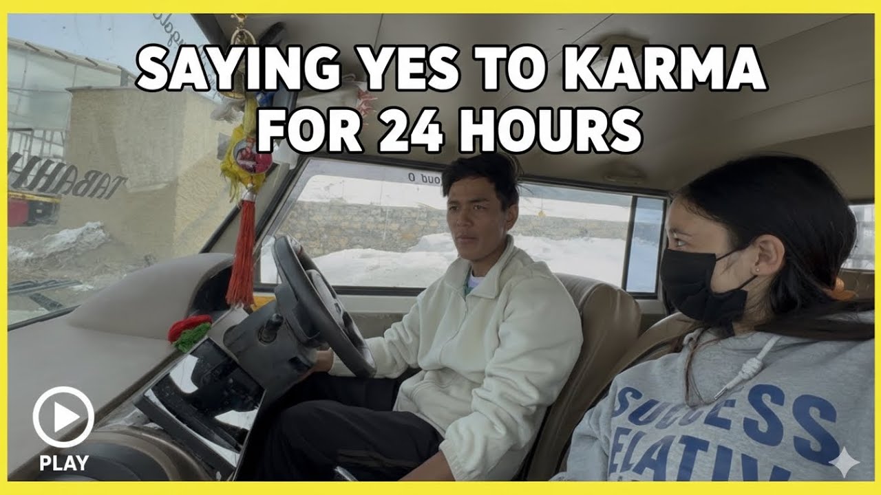 Saying yes to karma for 24hours 😰