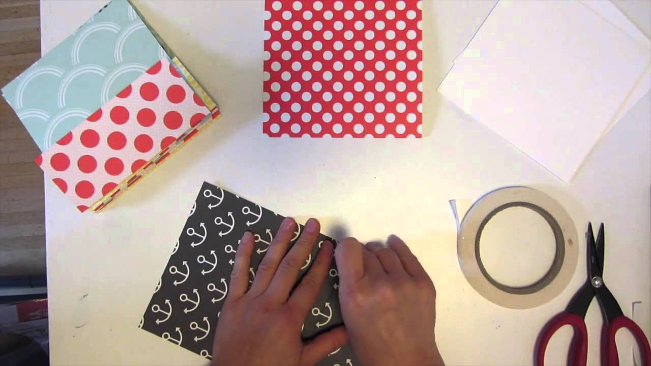 DIY Tutorial Minialbum/Minibook Travel Journal