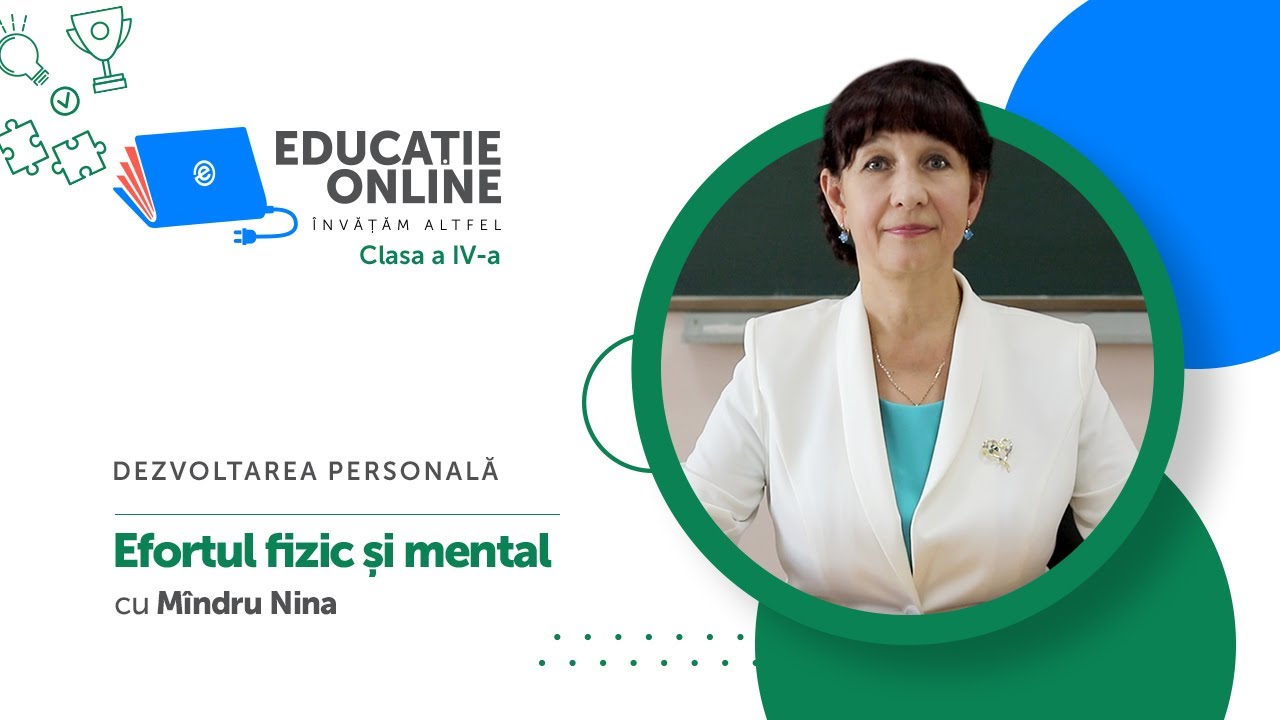 Dezvoltarea personală, clasa a IV-a, Efortul fizic și mental