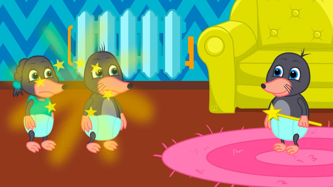 Benny Mole em Português Brasil - Transformados em bebês Desenho Infantil