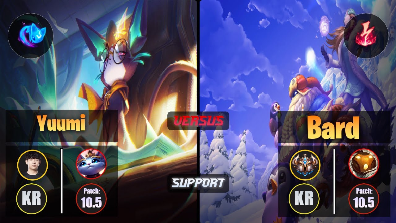 Life YUUMI (Support) [Summon Aery] VS BARD - Challenger KR Patch 10.5