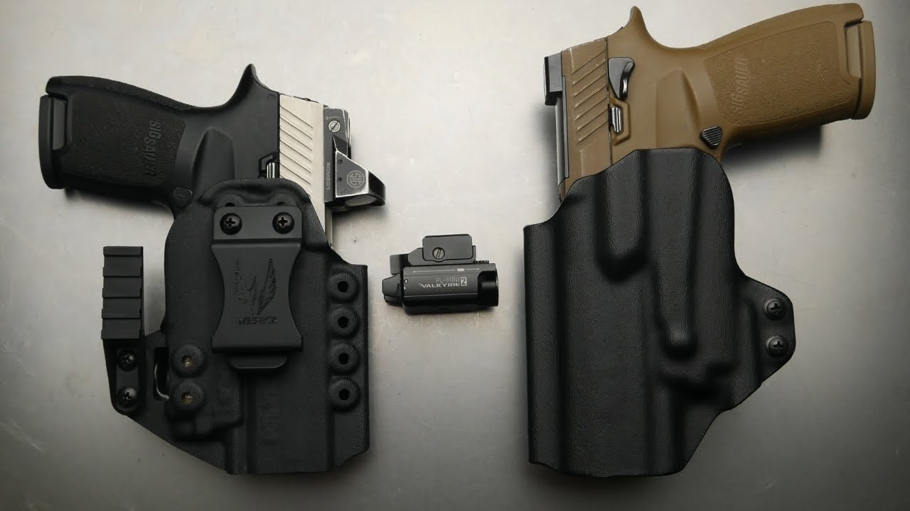 Новые кобуры для Sig Sauer P320 с Olight PL-Mini 2 Valkyrie | OWB и IWB