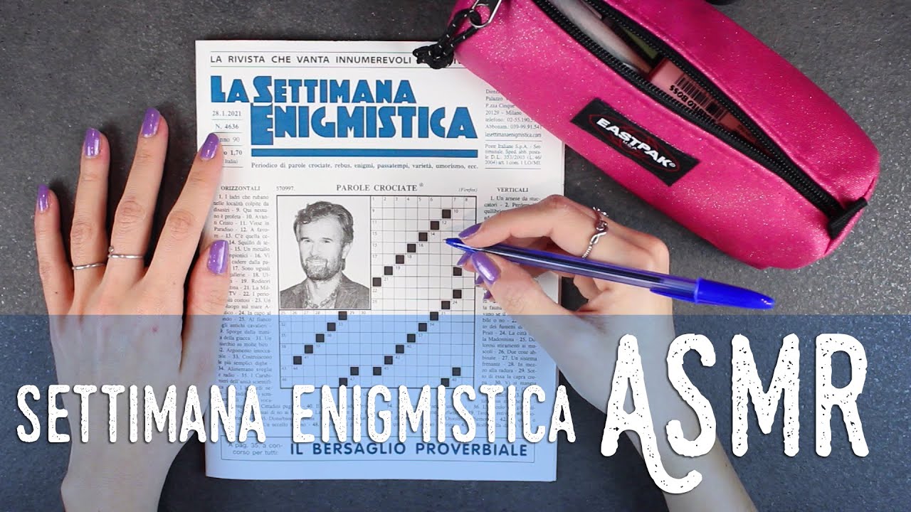 ASMR ita - 📝 SETTIMANA ENIGMISTICA CARTACEA • Gran Ritorno!! (Intense Whispering)