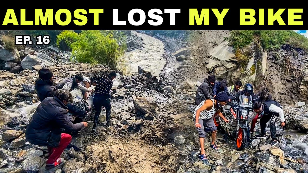 This is How Nepali People Help Others | Almost Lost My Bike | Ep. 16 Dharapani to Pokhara