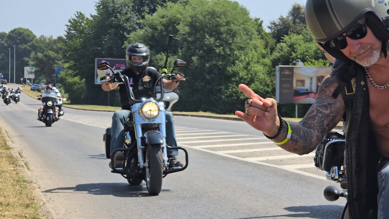 H.O.G.® Rally 2025 – Harley-Davidson Parade Through Veruda Porat, Pula & Medulin