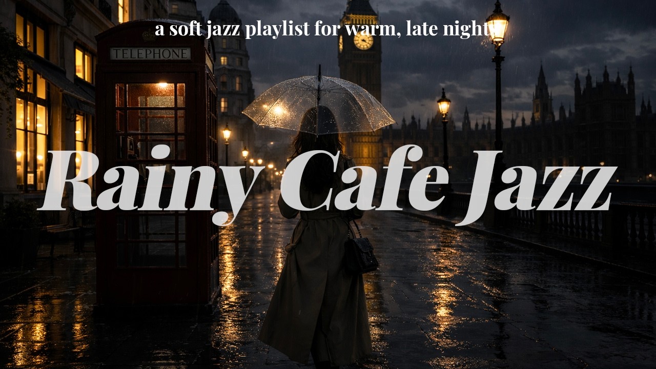비 오는 날 창가에서 듣는 재즈 플레이리스트 | Rainy Cafe Jazz for Study & Relax