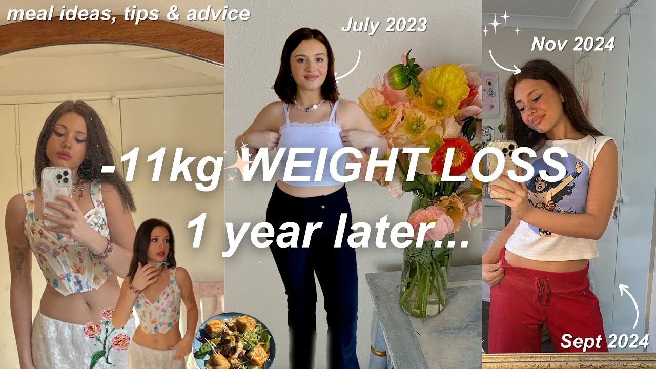 One Year Weight Loss update  - tips, meals and advice on how to be SUCCESSFUL