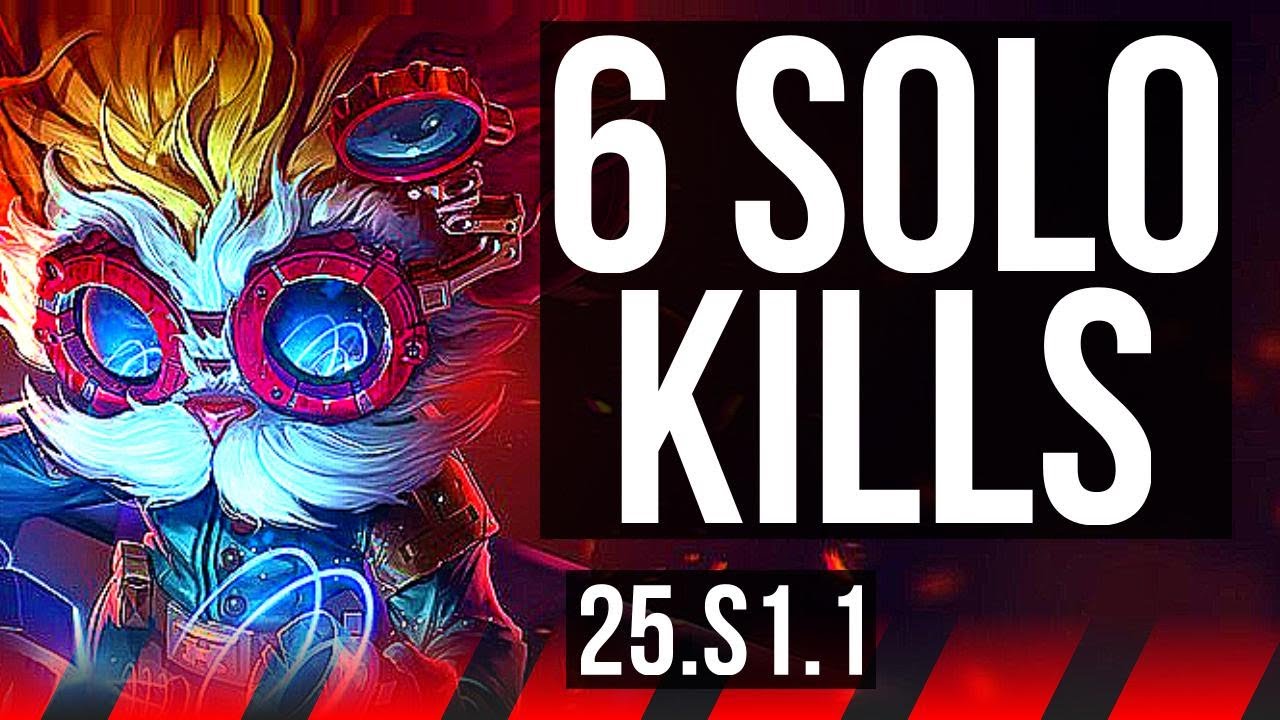 HEIMERDINGER vs IRELIA (TOP) | 6 solo kills, 1000+ games | NA Challenger | 25.S1.1