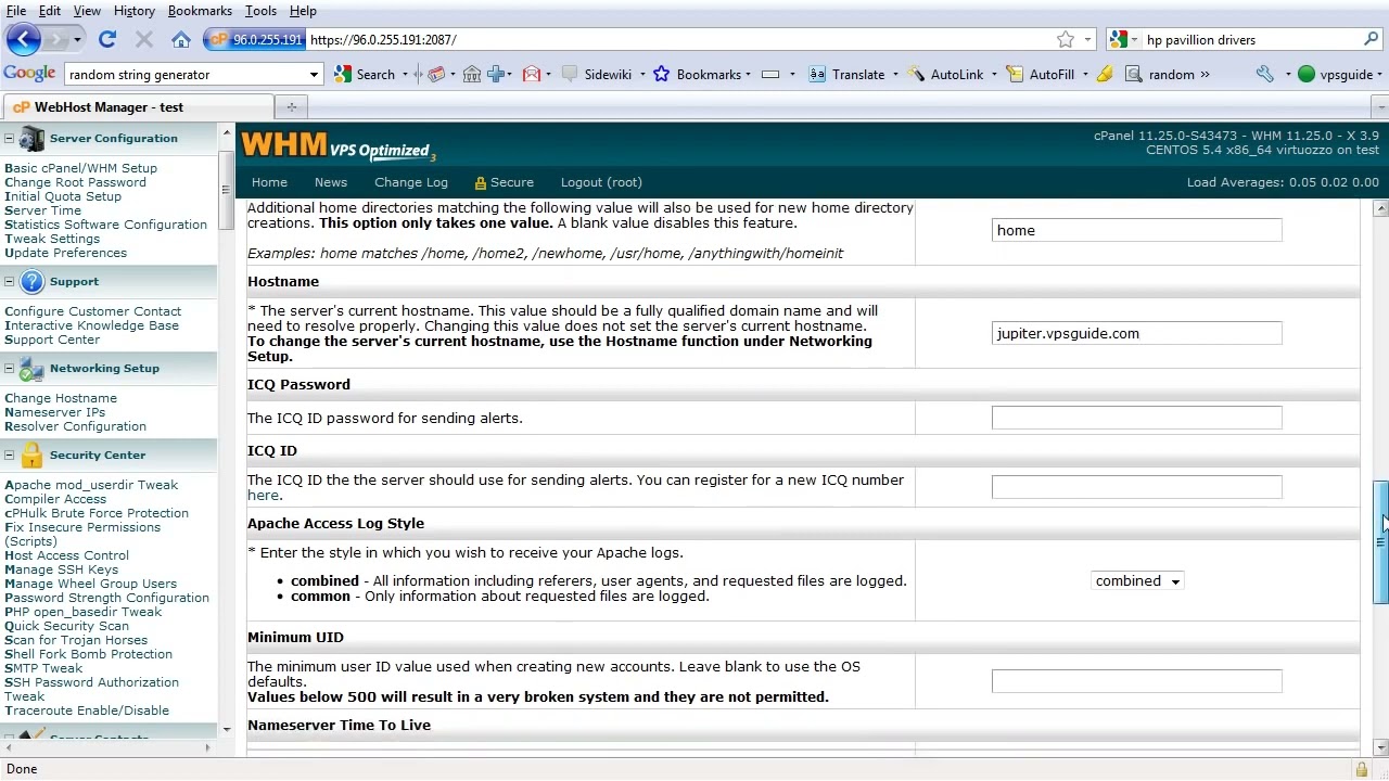 WHM Setup and Configuration Part 2