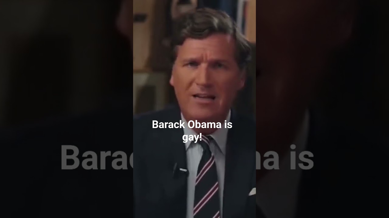 Barack Obama is gay #tuckercarlson #shorts