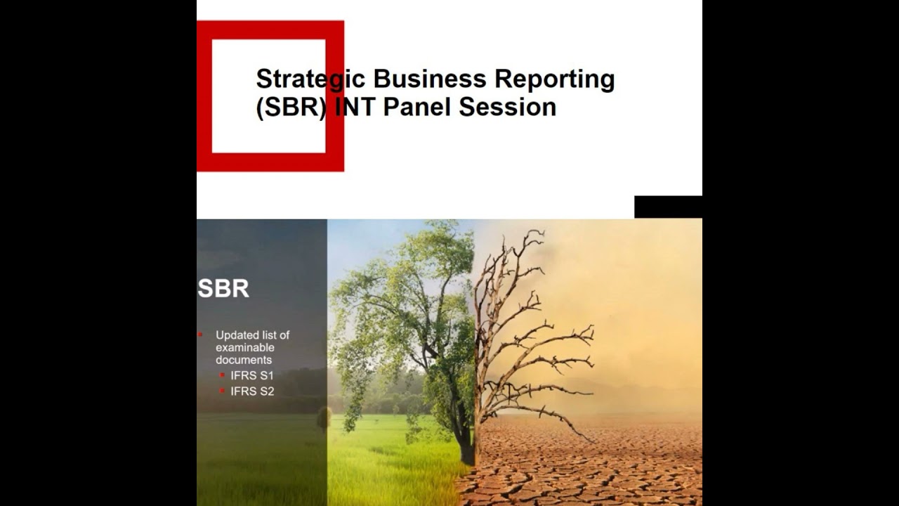 How SBR will be examined from Sept 24