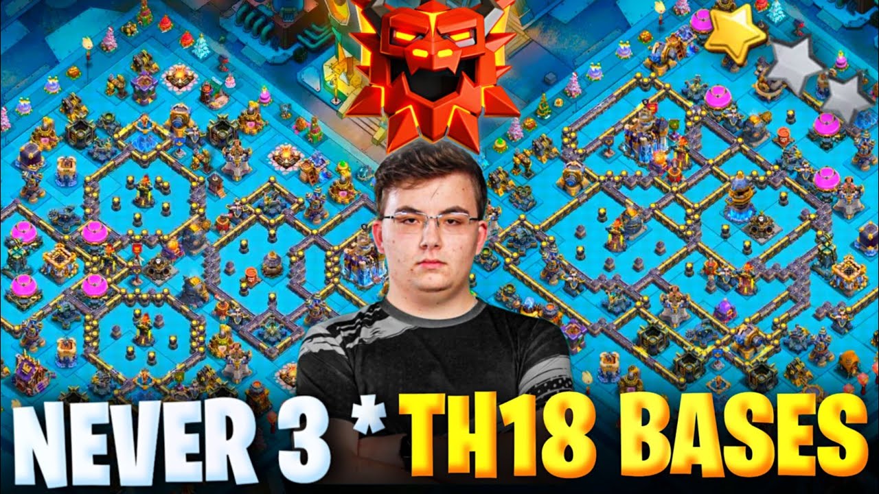 AFTER BALANCE CHANGES* TOWN HALL 18 TH18 WAR BASE WITH LINK | ANTI METEOR GOLEM BASETH18 
