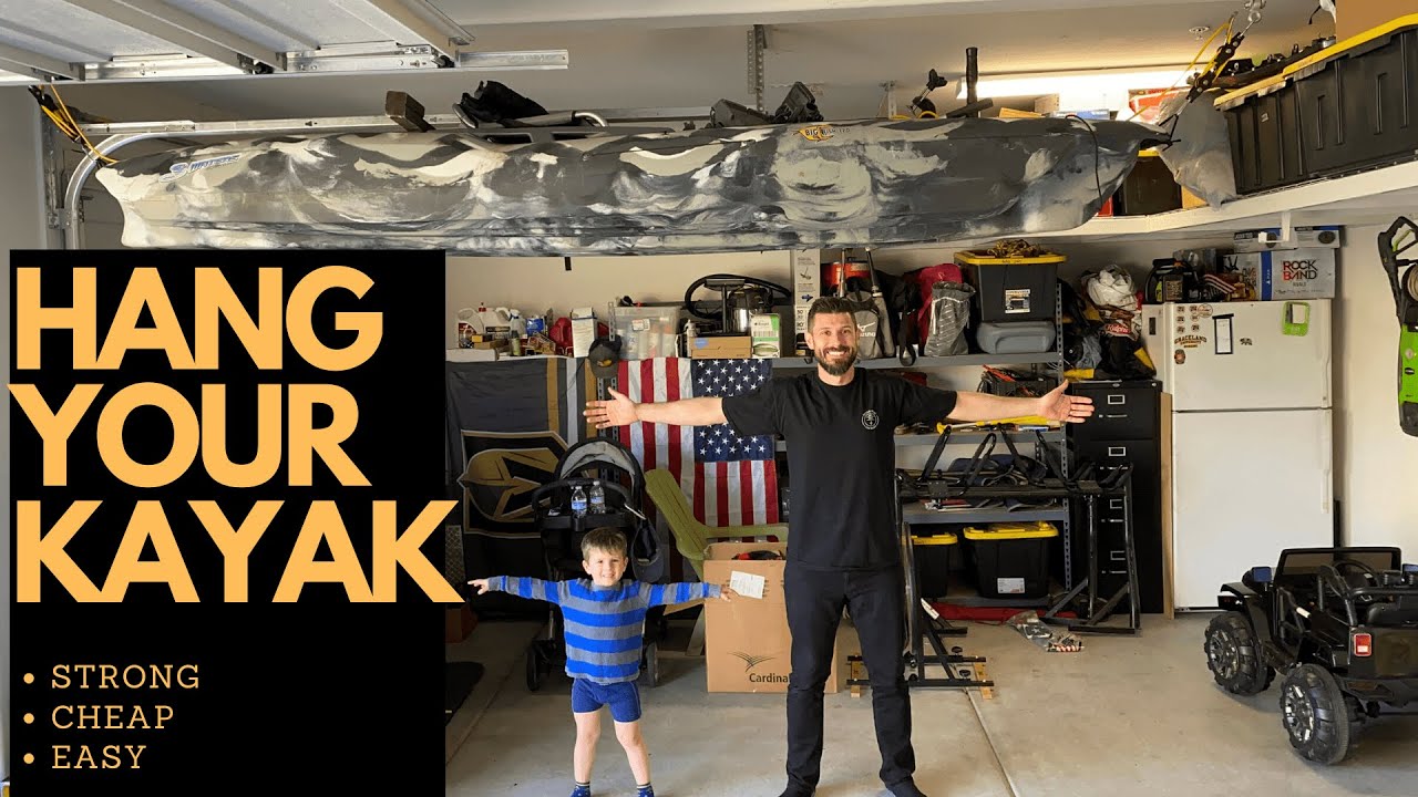 HANG ANY KAYAK ||  EASY, CHEAP, STURDY || BIG FISH 120