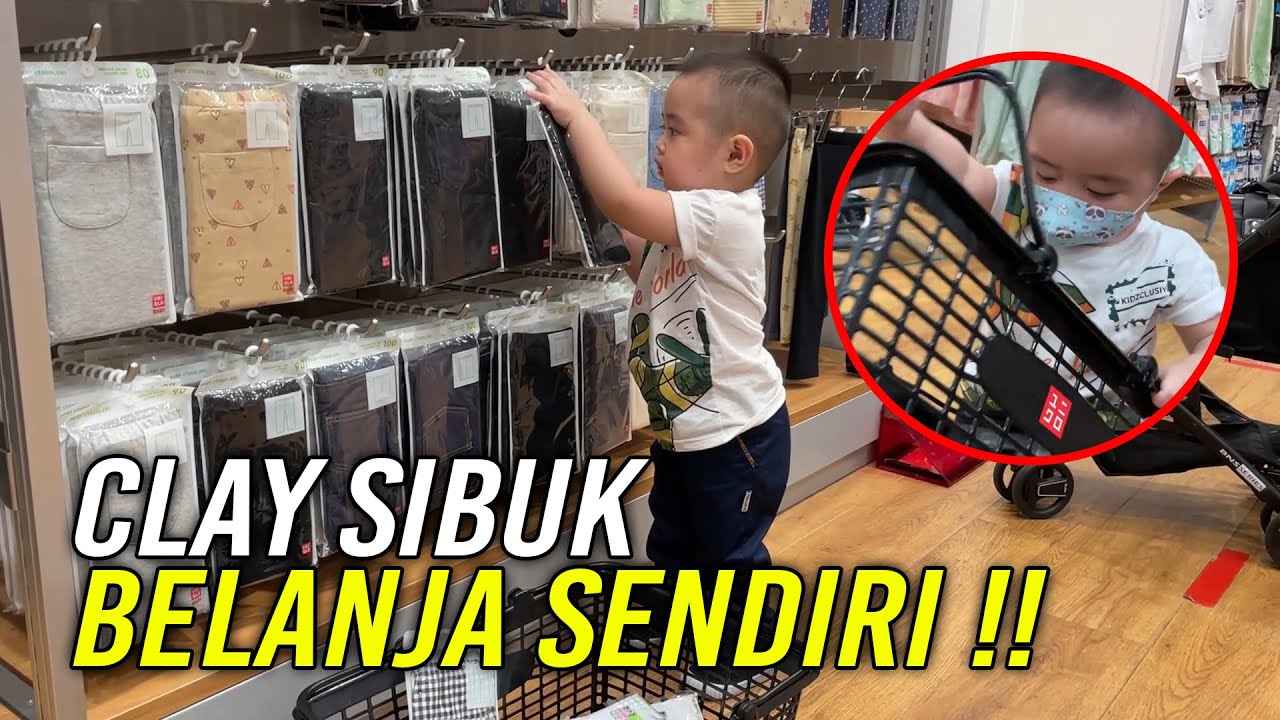 CLAY BORONG BAJU !! DI UNIQLO DP MALL SEMARANG !!