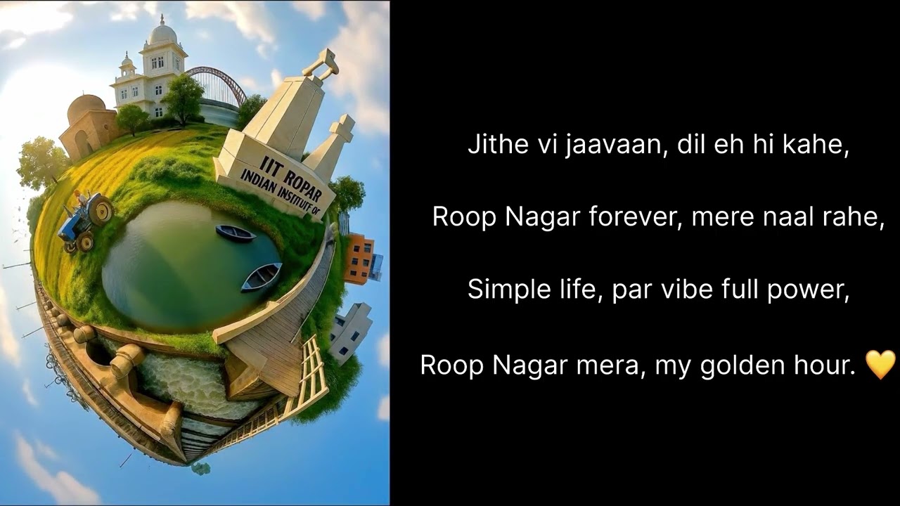 Lyrical Video Song | Roopnagar Anthem - Song for my City