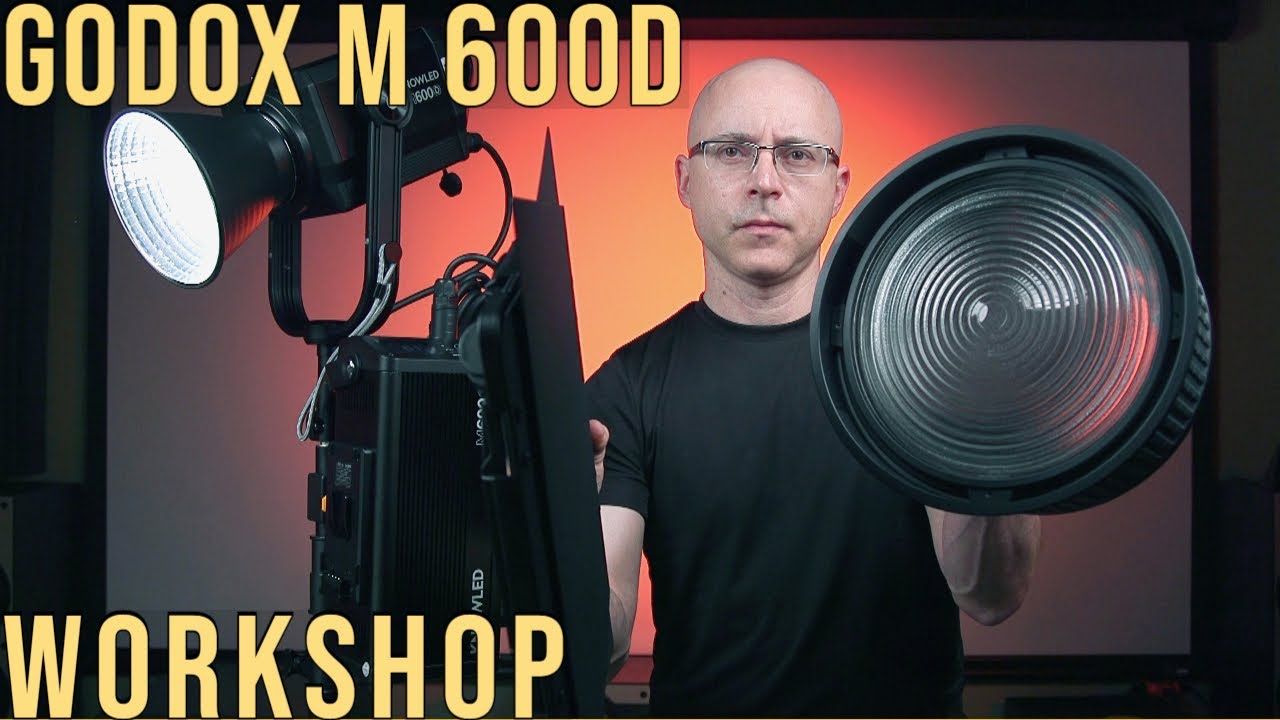Godox M600D ЗНАЕТ ВСЁ! + Френель + Шторка (индексированные главы)