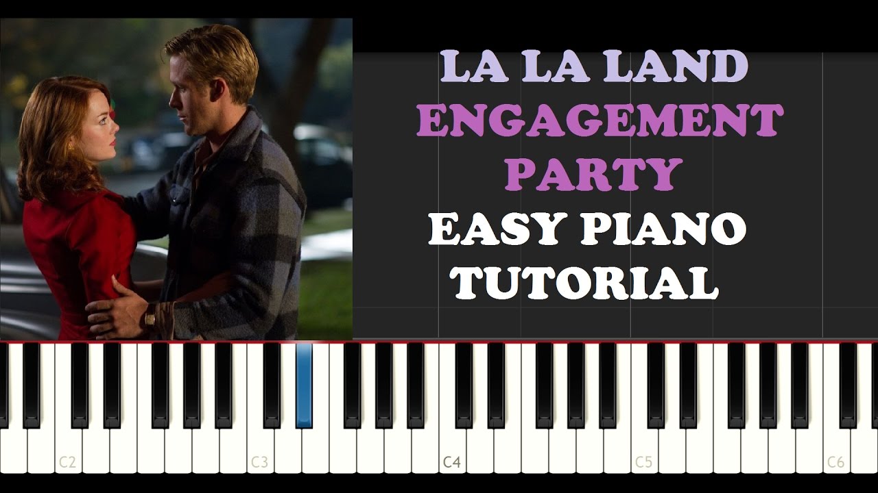 La La Land - Engagement Party (EASY Piano Tutorial)