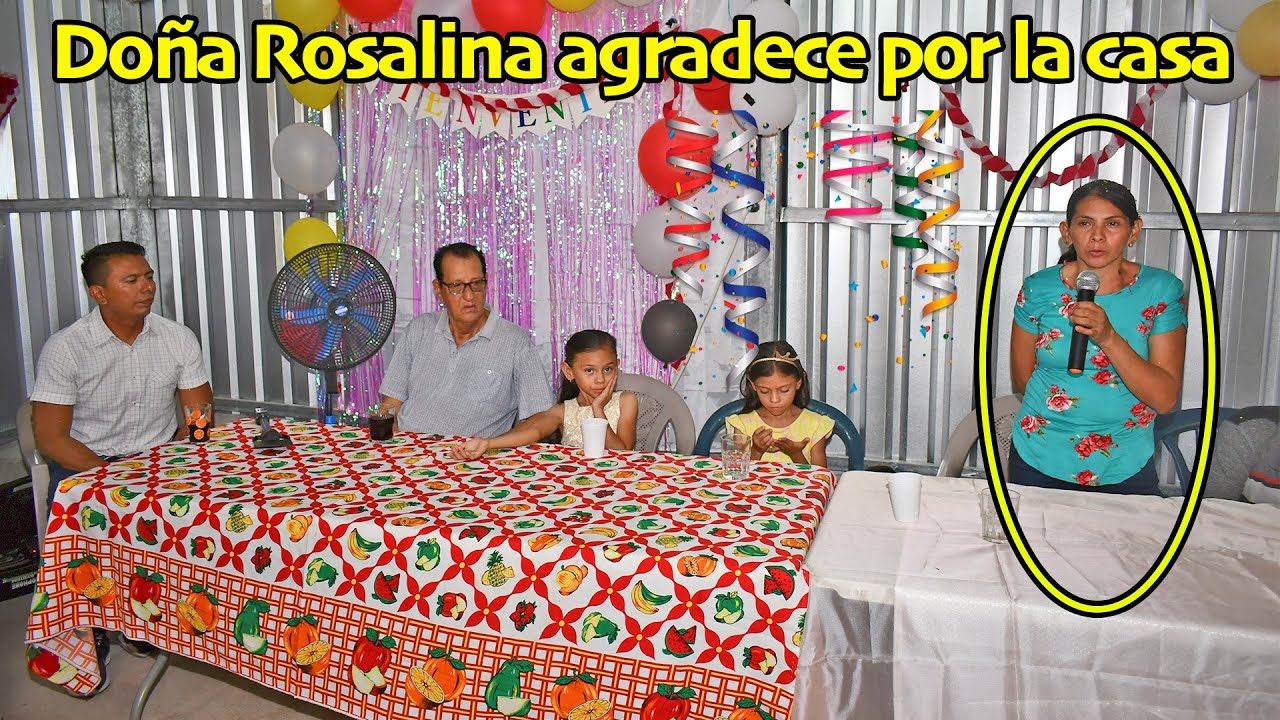 Palabras de agradecimiento por doña Rosalina y don Chicas – Ediciones Mendoza