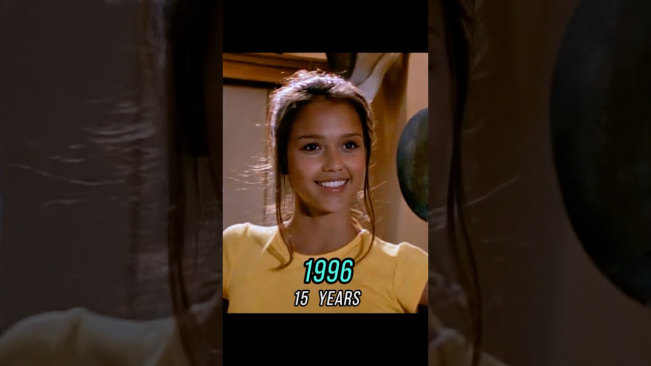 Jessica Alba Throug the Years #jessicaalba #evolution #movie #fyp