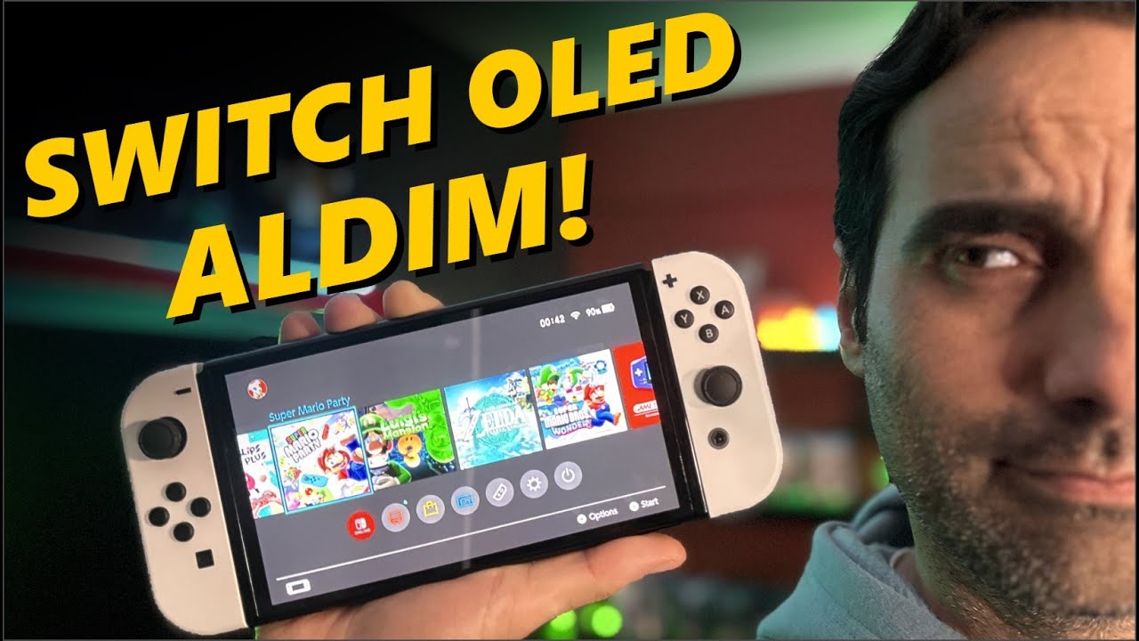 NINTENDO SWITCH OLED ALDIM!
