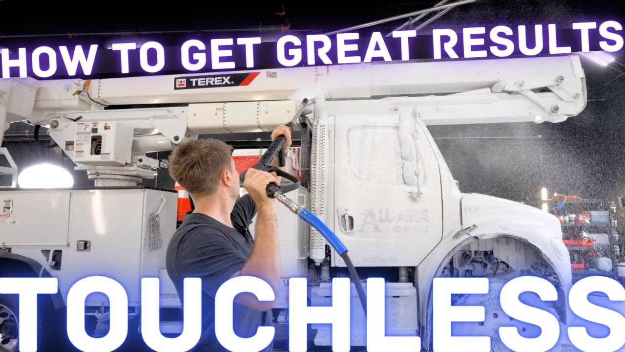 Helping a customer get set for touchless power washing success