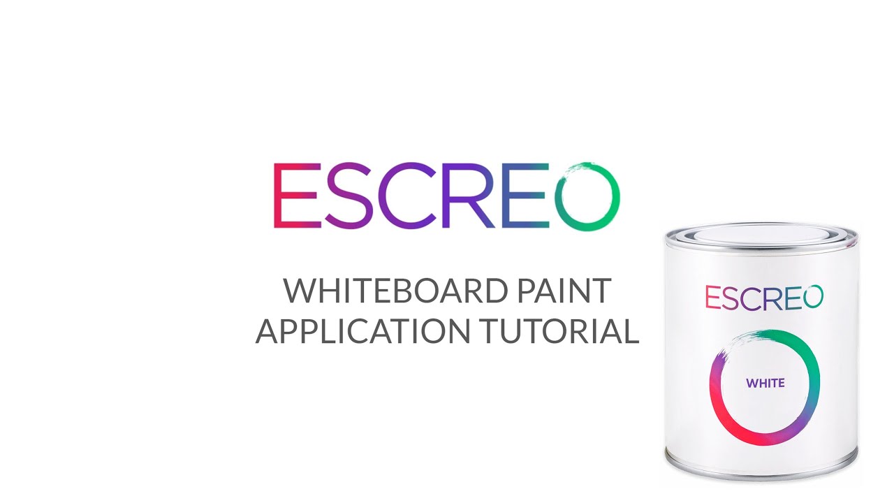 🖌️ How to Apply Whiteboard Paint | ESCREO Application Tutorial