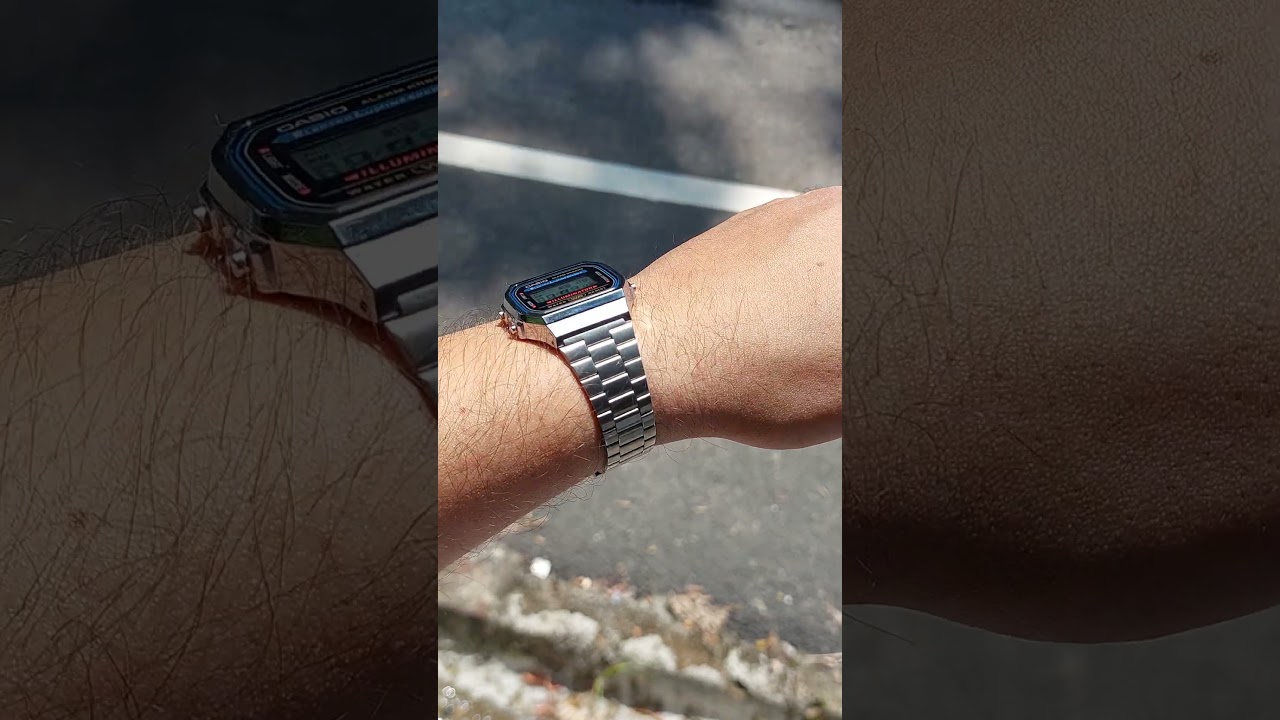 Casio A168 Vintage Silver