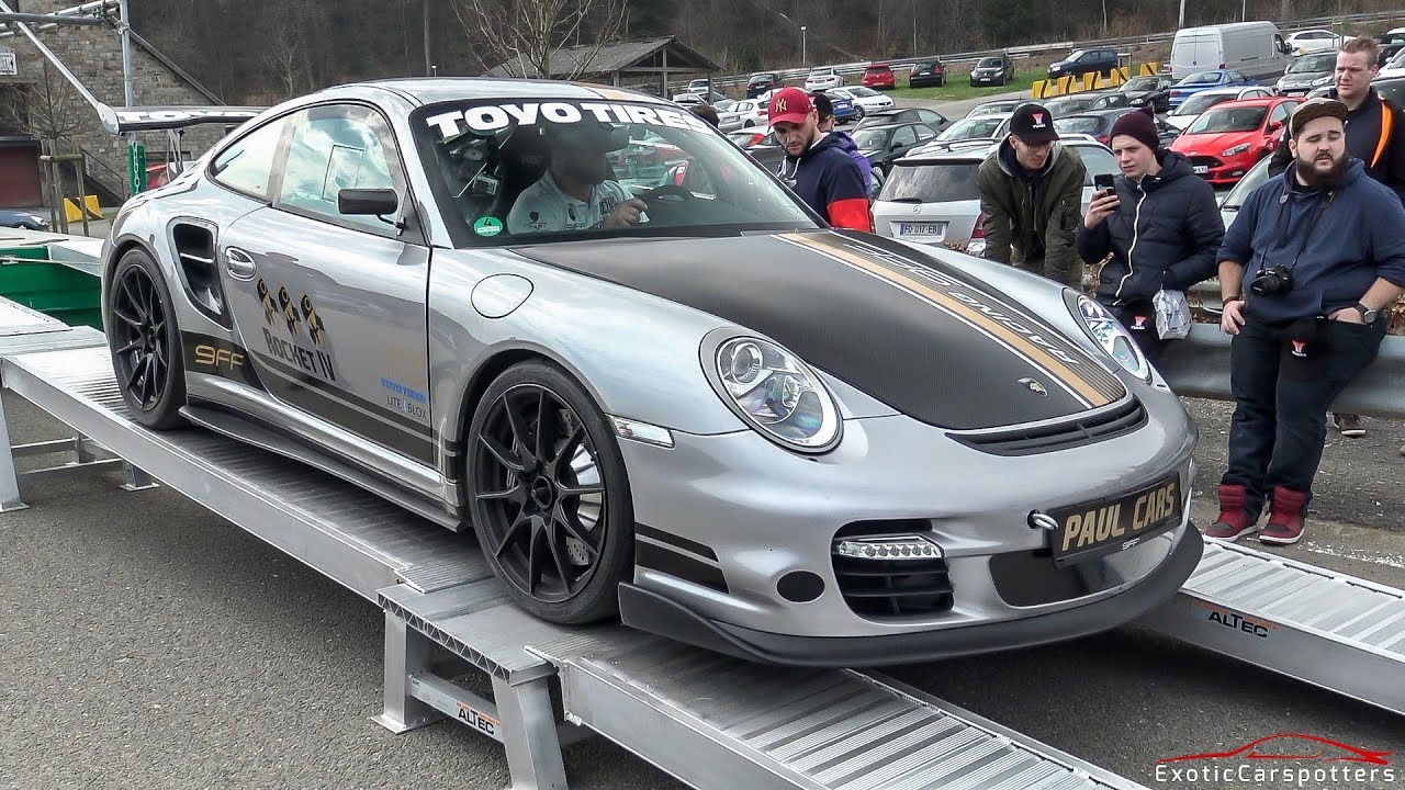 1800HP 9FF Porsche 997 Turbo - CRAZY Accelerations & 2-Step !