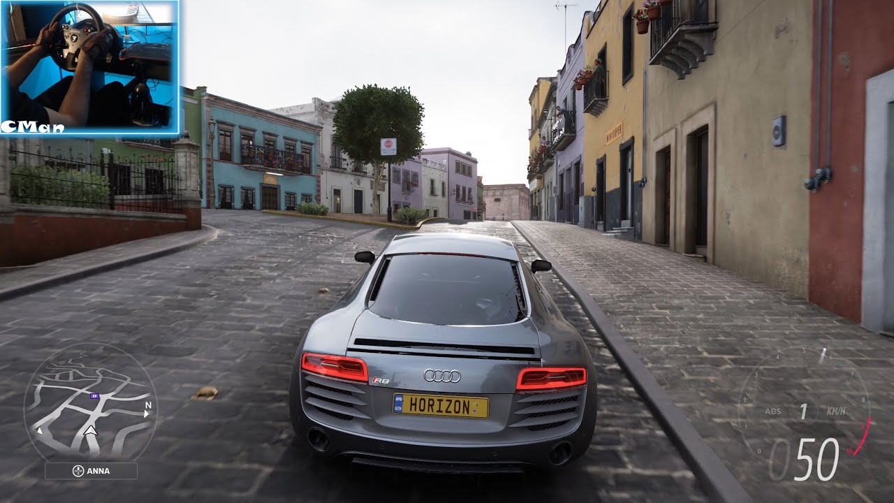 Audi R8 Stock Sound Forza Horizon 5 Gameplay - Thrustmaster TX [Steering Wheel and shifter]